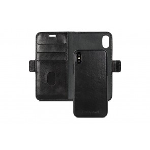 dbramante1928 Lynge Leather Wallet iPhone X / XS Black Open