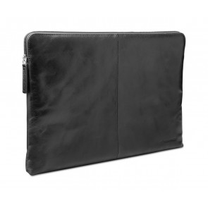 dbramante1928 Skagen Leather Sleeve MacBook 12 inch Black schuin voorkant links