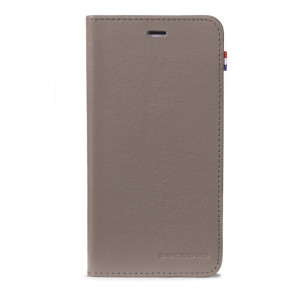 Decoded iPhone 6 Plus Leather Surface Wallet Grey Voorkant