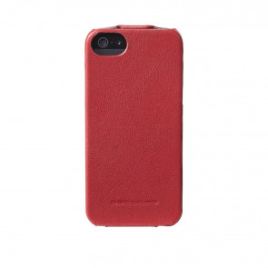 Decoded iPhone 5/5S/SE Leather Flip Case Red Achterkant