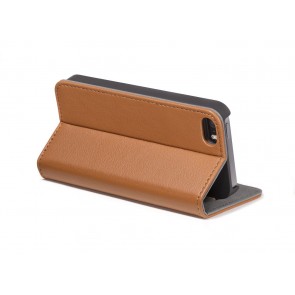 Decoded iPhone 6 Leather Surface Wallet Brown V2 Stand