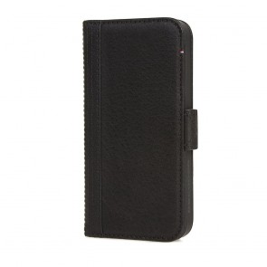 Decoded iPhone 5/5S/SE Leather Wallet Case met magneetsluiting Black Voorkant
