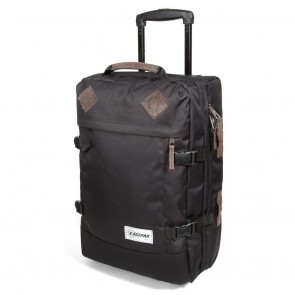 Laptoptrolley Eastpak Tranverz S Into The Out Black 15 inch Voorkant