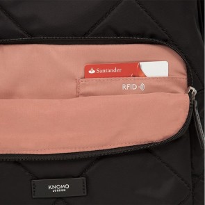 Knomo Bathurst Backpack Black 14 inch RFID vakje