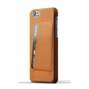 Mujjo Leather Wallet Case 80 iPhone 6 Tan Achterkant
