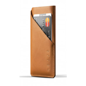 Mujjo Leather Slim Wallet iPhone 6 Tan