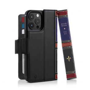 Twelve South BookBook iPhone 14 Pro Max Case Wallet Zwart