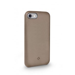 Twelve South Relaxed Leather Case iPhone 8/7 Warm Taupe Achterkant