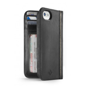 Twelve South BookBook iPhone 5/5S/SE Case Wallet Classic Black achterkant camera opening