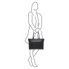 Castelijn & Beerens Leren Shopper 15.6 inch RFID Onyx Anna Zwart Model