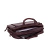 Chesterfield George Casual Businessbag Brown 15 inch Open
