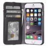 Decoded iPhone 6 Leather Wallet Case v2 Black Binnenkant