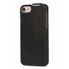 Decoded iPhone 7/6/6S Leather Flip Case Black Achterkant