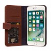 Decoded Leather 2 in 1 Wallet Case iPhone 7 Plus/6S Plus/6 Plus Brown Open