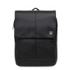 Knomo Hudson Leather Backpack Black 15 inch Voorkant