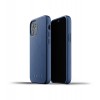 Mujjo Leren iPhone 12 mini Hoesje Blauw