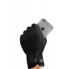 Mujjo Single Layered Touchscreen Gloves Large met iPhone