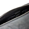 Plevier Crunch Leather Business Laptoptas Black 14 inch Detail