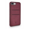 Twelve South Relaxed Leather Case Pockets iPhone 8 Plus / 7 Plus Marsala Achterkant